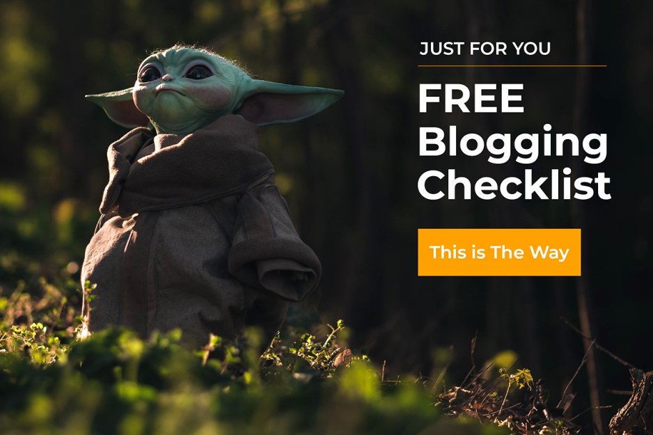 USE THE FORCE & BLOG…THIS IS THE WAY! Business blogging can up your #onlinemarketing search ranking over 400%! Start w/your FREE Blogging Checklist- bit.ly/3wefJor  #maythe4thbewithyou #bbmsmarketing #contentmarketing #businessgrowth