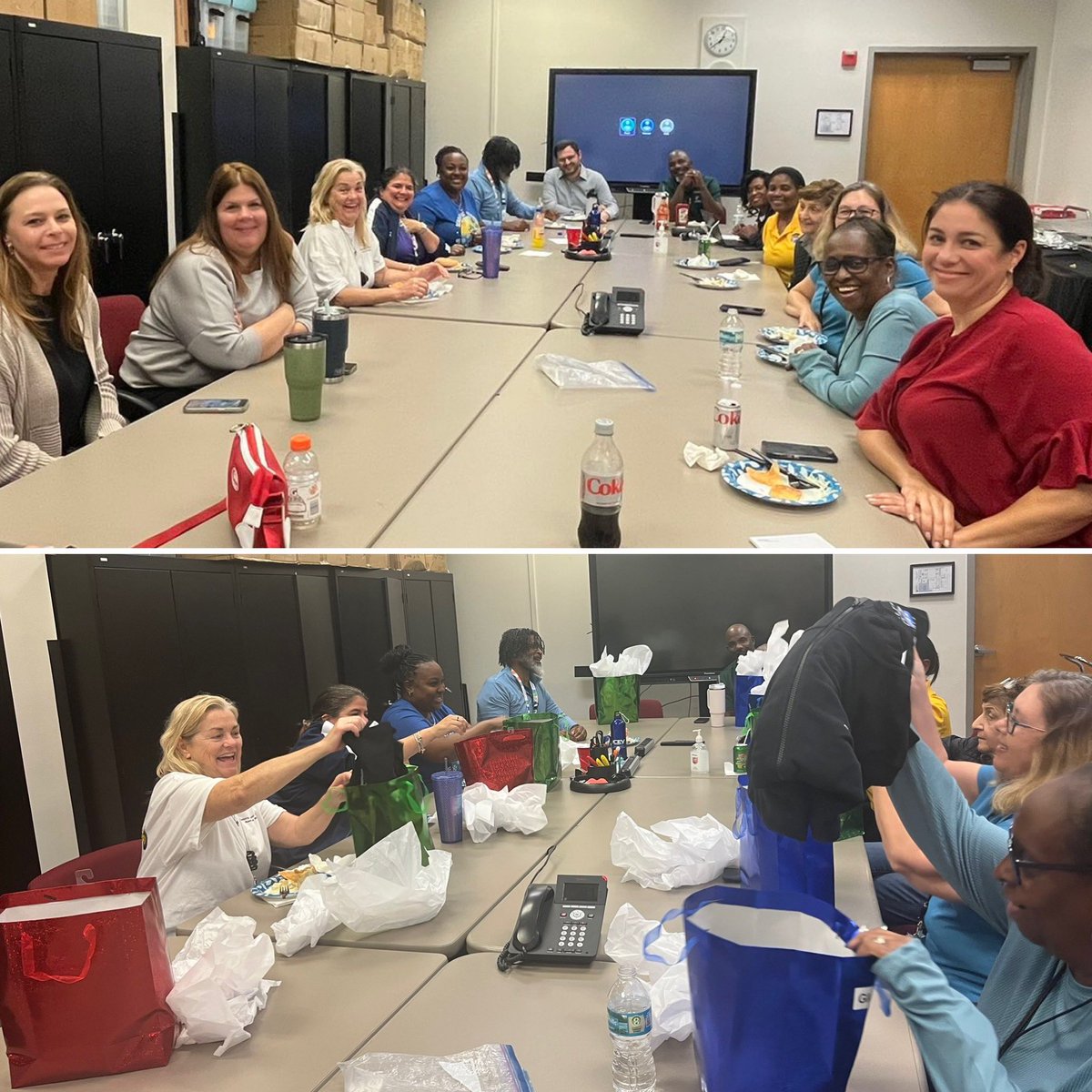 Today we celebrated our CTACE TEAM for everything that they do for our students! Cooking demos, massages, Zumba, delicious food, new threads, and laughter - a fantastic way to show appreciation! Thank you BCPS benefits wellness team for organizing a fantastic day! #BrowardCTE24