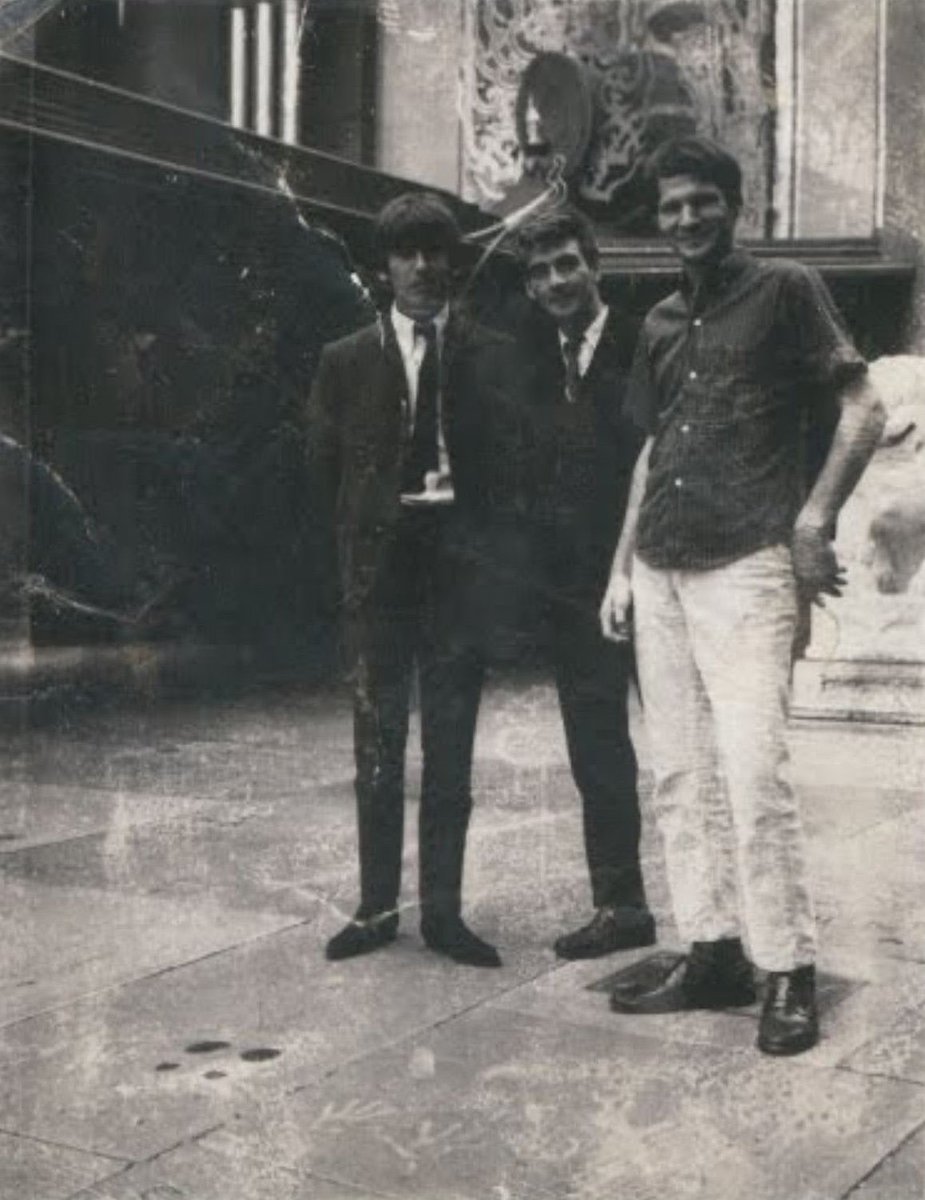 George Harrison and two fans, taken by John Lennon.