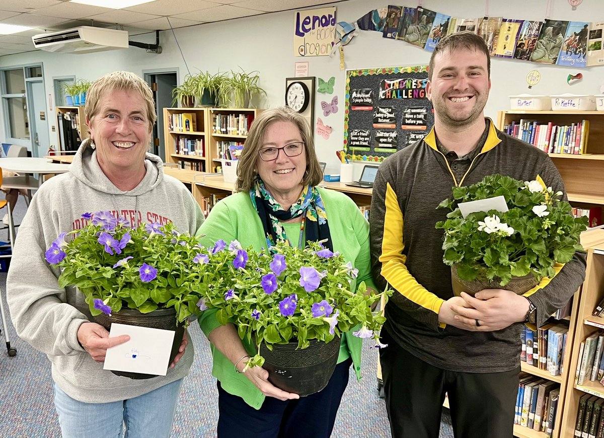 Today is National School Principals Day. We thank #Mashpee Middle-High School Principal Kathleen McSweeney, Coombs School Principal MaryKate O’Brien, + Quashnet School Principal Elijah Switzer for their leadership,  student-centered decision-making. + dedication to our community.