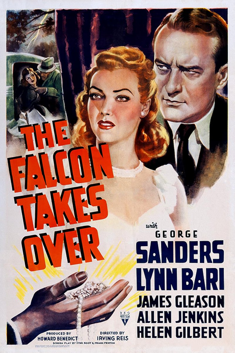#ComingUpOnTCM

THE FALCON TAKES OVER (1942) George Sanders, Lynn Bari, James Gleason
Dir.: Irving Reis 7:07 AM PT

Gay Lawrence substitutes for Phillip Marlowe to find Moose Malloy's former girlfriend.

1h 3m | Mystery | TV-G

#TCM #TCMParty #RaymondChandler