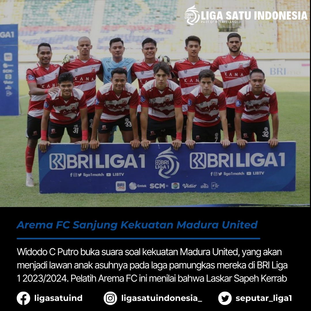 Arema FC Sanjung Kekuatan Madura United

Berita Selengkapnya : tinyurl.com/arema-fc-sanju…
>> bopelnews.com
>> LIgasatuindonesia.com

#liga1indonesia #liga1 #briliga1 #indonesialiga1 #liga1match #liga1indonesia #ligasatuindonesia1 #bopelnews #aremafc