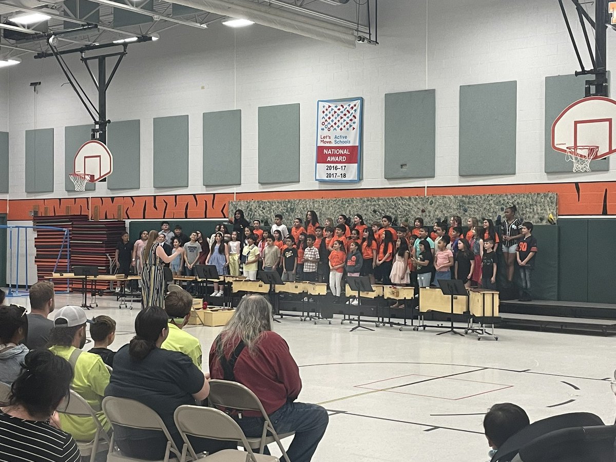 Ready for our art show and 3/4 concert! #showyourstripes #sunnyhilltigers