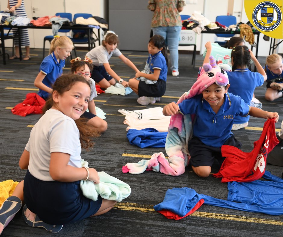 Our young panthers were #SeenAtISKL having a PAWEsome time during the 'Swap Don't Shop' event, where they swapped clothes to promote sustainability! Kudos, panthers, for reminding us that you can be fashionable and eco-friendly at the same time 🌍💚 #ISKL #ISKLproud