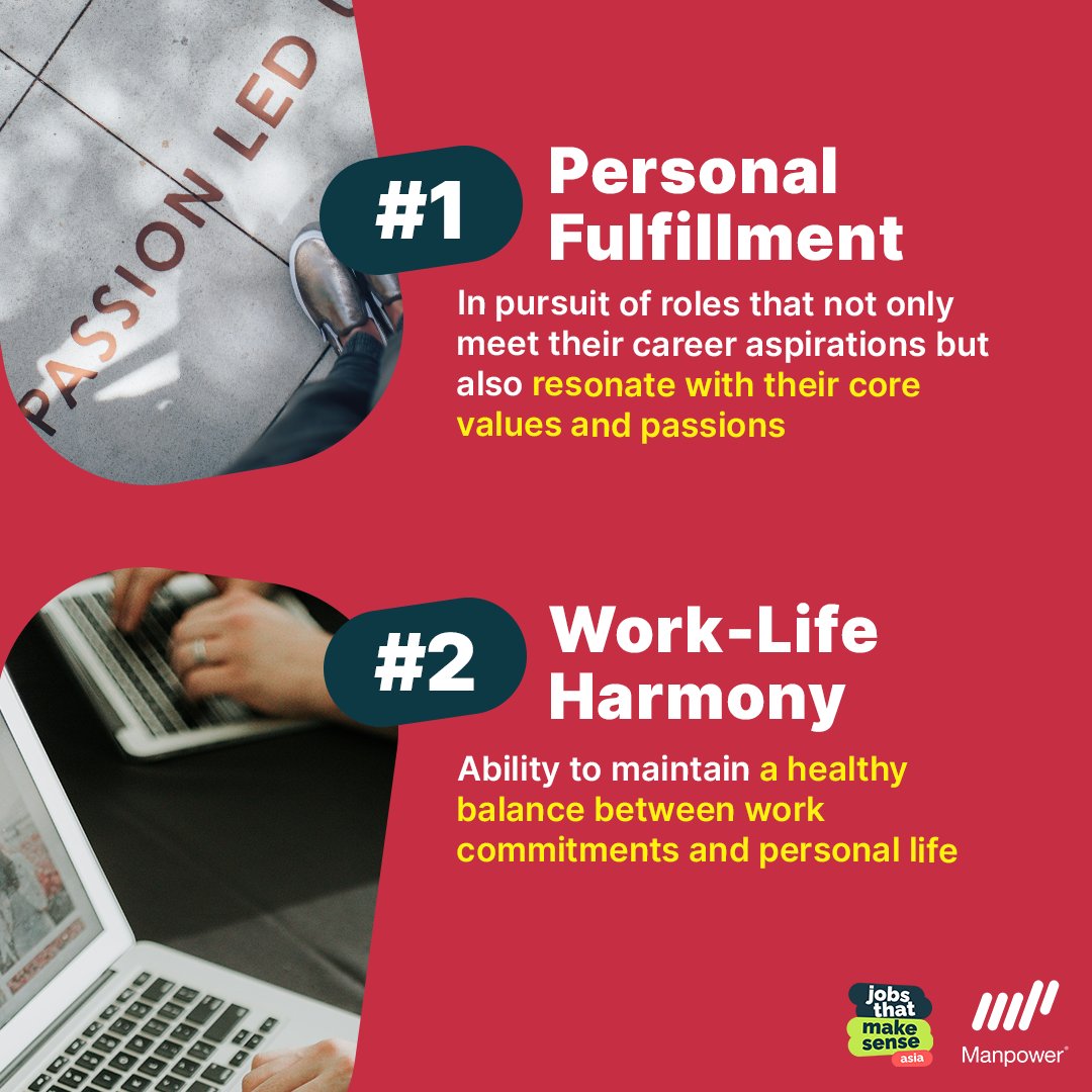 🤓 Did you know? The notion of #PurposefulWork is not limited to jobs with positive social impact. Find out how meaning at work is derived in our latest report with #JTMS Asia: manpower.com.sg/purpose_at_wor…

#MakeSensewithManpower #MeaningfulWork #FutureofWork