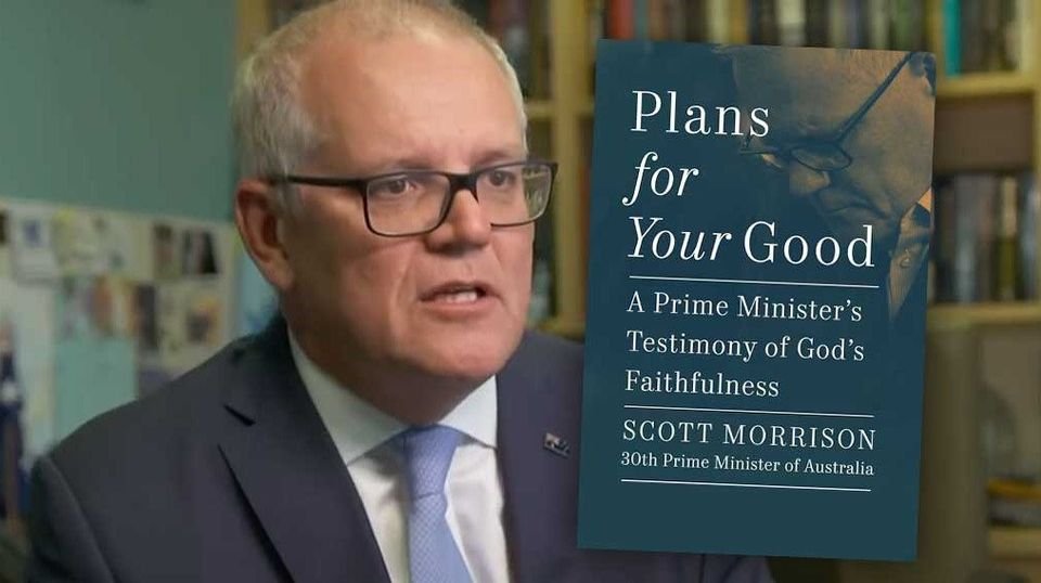 BREAKING: ScoMo Promises That God Will Be With Him At Every Upcoming Book Signing And Will Happily Be Available For Selfies For Those That Buy 5 Copies Of The Former PM's Book #auspol #ScottyFromMarketing