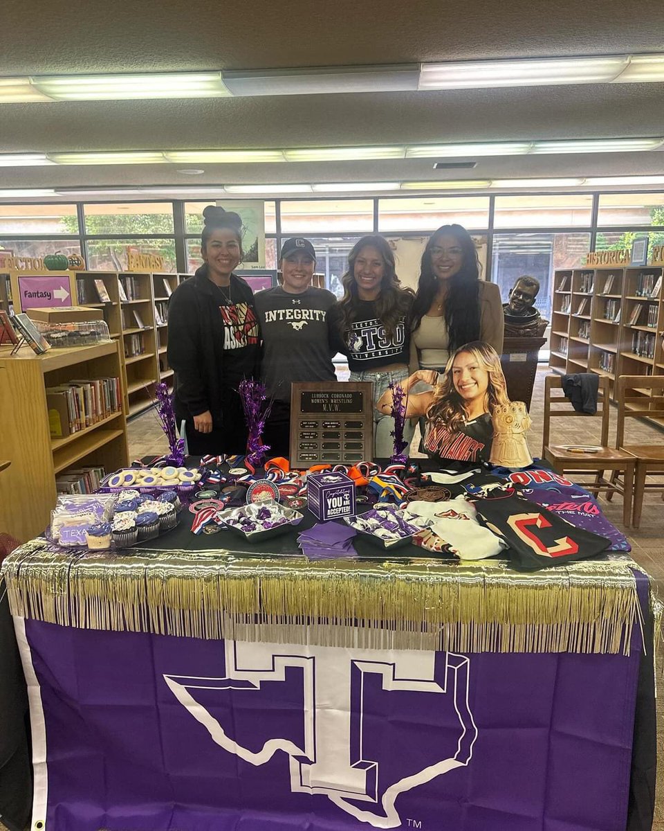 Congrats to Zariah Rodriguez on her signing to continue her Wrestling career at Tarleton State!