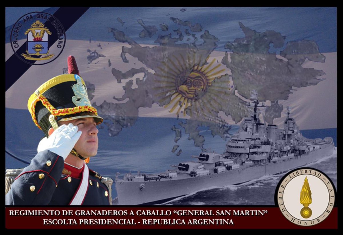 ANIVERSARIO DEL HUNDIMIENTO DEL CRUCERO A.R.A. 'GENERAL BELGRANO'
Con motivo de la Conmemoración de los 42 años del hundimiento del Crucero A.R.A. 'General Belgrano', recordamos esta fecha y rendimos nuestro más sentido Homenaje.
#Malvinas42Años #Malvinas