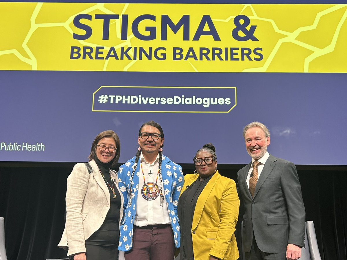 Michael Blackburn, SCMP® (@mikulb) on Twitter photo What an absolute pleasure it was putting on #TPHDiverseDialogues tonight with <a href="/epdevilla/">Dr. Eileen de Villa</a>, <a href="/DrMakokis/">Dr James Makokis (nehiyô), MD, M.H.Sc, CCFP 🌈</a>, <a href="/NotishaMassaqu1/">Dr. Notisha Massaquoi</a> & <a href="/MRodrigue_CSMC/">Michel Rodrigue</a>!
Thank you for your thought-provoking insights about stigma & how we can build a healthier tomorrow, together. What an absolute pleasure it was putting on #TPHDiverseDialogues tonight with <a href="/epdevilla/">Dr. Eileen de Villa</a>, <a href="/DrMakokis/">Dr James Makokis (nehiyô), MD, M.H.Sc, CCFP 🌈</a>, <a href="/NotishaMassaqu1/">Dr. Notisha Massaquoi</a> & <a href="/MRodrigue_CSMC/">Michel Rodrigue</a>!
Thank you for your thought-provoking insights about stigma & how we can build a healthier tomorrow, together.