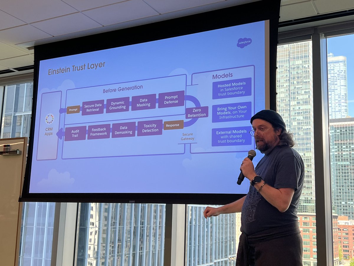 Thank you <a href="/ChicagoSFDCUG/">Chicago SFDCUG</a> <a href="/joshbirk/">Josh Birk (not a parody)</a> <a href="/MikeGerholdt/">Mike Gerholdt</a> for the presentation on AI Prompt Builder and CoPilot! #Salesforce