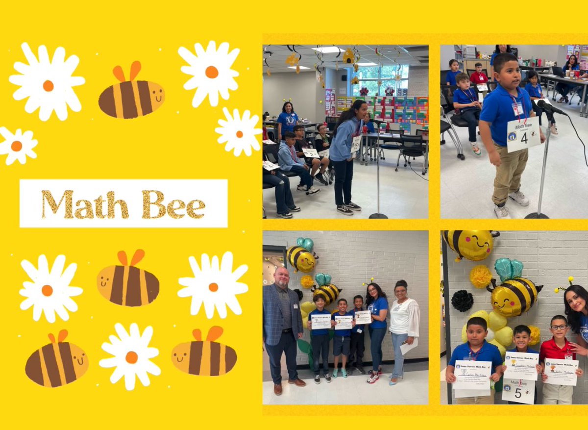 Congratulations  👏 to all the Lions that made it to the Campus Math Bee 🐝! A huge shout out to all the students that made it to the next round, #TheDistrict Math Bee, job well done! 🦁 @YsletaISD