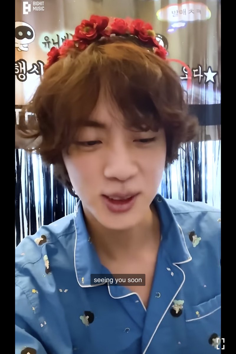 “I’m reaching the end of my videos. that means i’ll be seeing you soon” 

SEOKJIN COMING BACK SOON 😭😭
#방탄소년단진 #JIN #BTSJIN