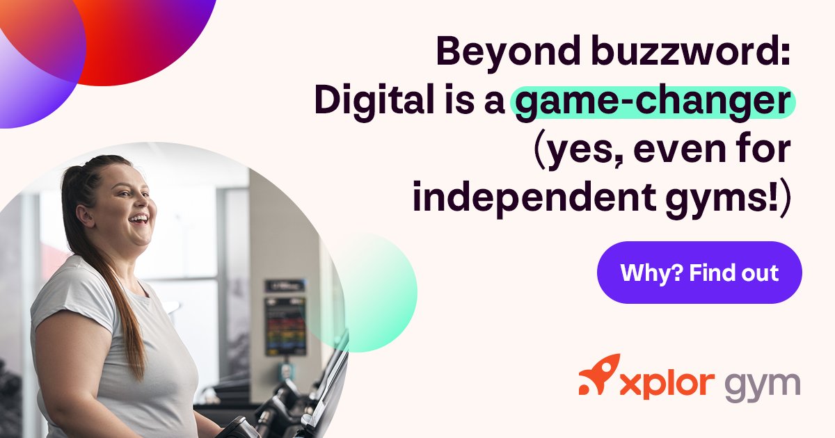 Digital🙄 Digitisation🙄 Just buzzwords? ALL gyms, big or small, need digital to survive & thrive. It helps you save money📈, reduce complexity⚙️ & gain a competitive edge🥇.
Find out more: hubs.ly/Q02vPPKB0
#XplorGym #WeAreXplor #GymManagement #GymSoftware #FitnessIndustry