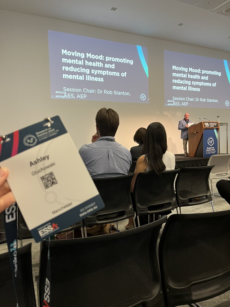 At @ESSA_NEWS #RTP24 conference in Sydney, Australia for the next few days 💪🏻🤓