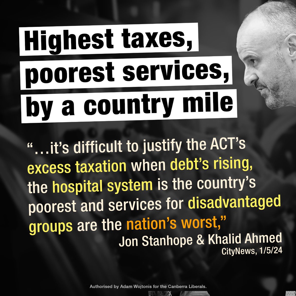 The Barr government’s legacy will be its unmatched ability to waste hundreds of millions of taxpayer money with not much to show for it.

A <a href="/CanberraLibs/">Canberra Liberals</a> government I lead will respect Canberrans’ hard earned money. That’s what we should all expect from our government.