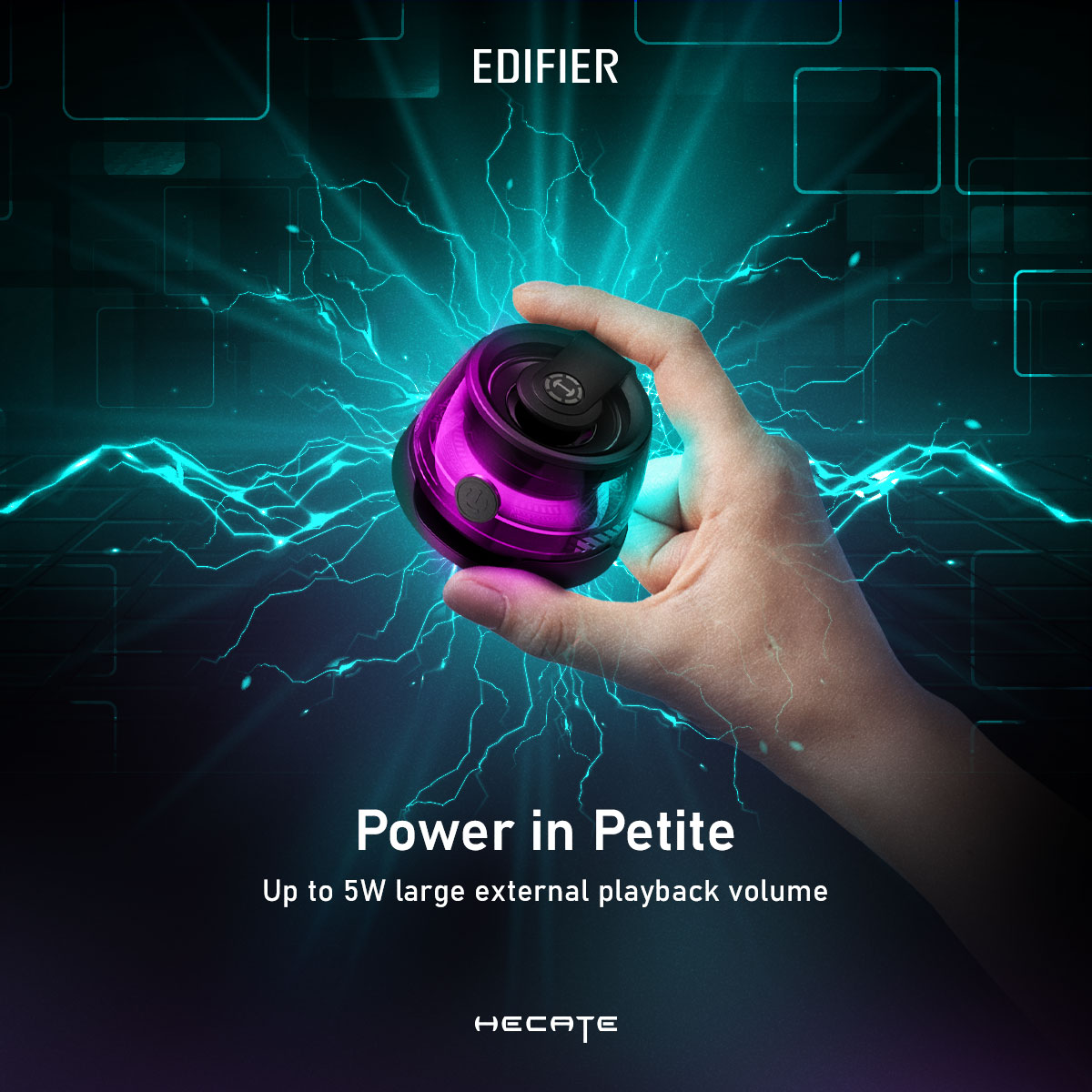 Power in Petite🚀 Unleash big sound from a compact package! With up to 5W of large external playback volume, get ready to experience music like never before. Stay tuned for the ultimate audio revolution! #HECATEG200 #HecateMalaysia #EdifierMalaysia #G200 #staytuned #RGB