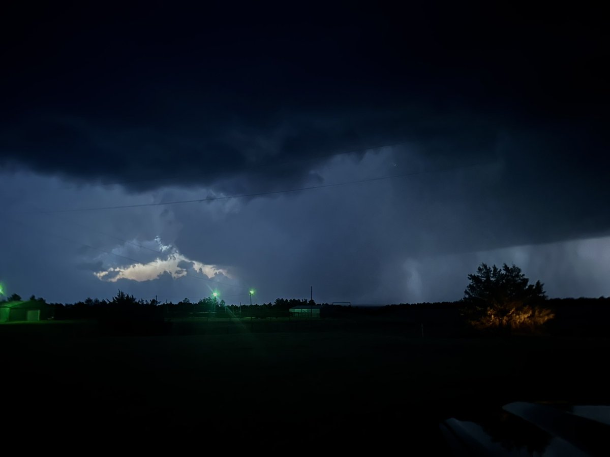 Here is another photo of the wedge #tornado blob west-northwest of Utica, KS