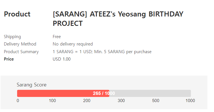 🎉 | #YEOSANG BDAY PROJECT Don’t forget, ATINY can contribute a minimum of $5 to gift Yeosang subway ADs if the goal is reached. ⏰ 5/25 23.59 KST 🏆 Screen ADs for 7 days 🔗 atinyforateez.com/#current-votin… — 🍡— @ATEEZofficial #여상 #에이티즈 #ATEEZ