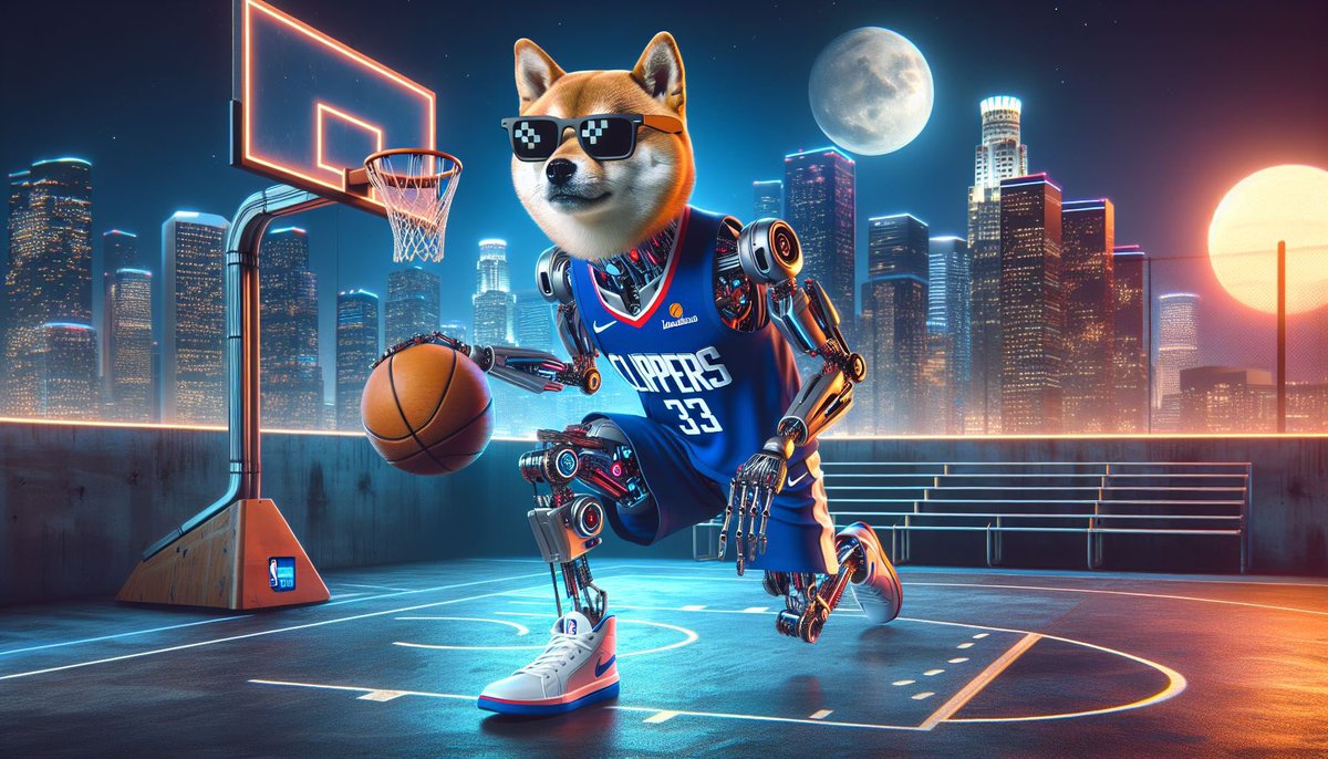 @LAClippers 🚀🏀 Buckle up, Clippers Nation! 🏀🚀 It's time to show the Mavs who rules the West! Cali! 🔥🏀 Game 5 tonight, and we're going for the W! 💪💯 #ClipGang #CyberDoge_Project is with us in this epic battle! 🐾🚀 Let's make some noise and show them what LA is all about! 🌟🏀…