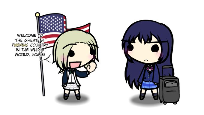 「flag long hair」 illustration images(Latest)