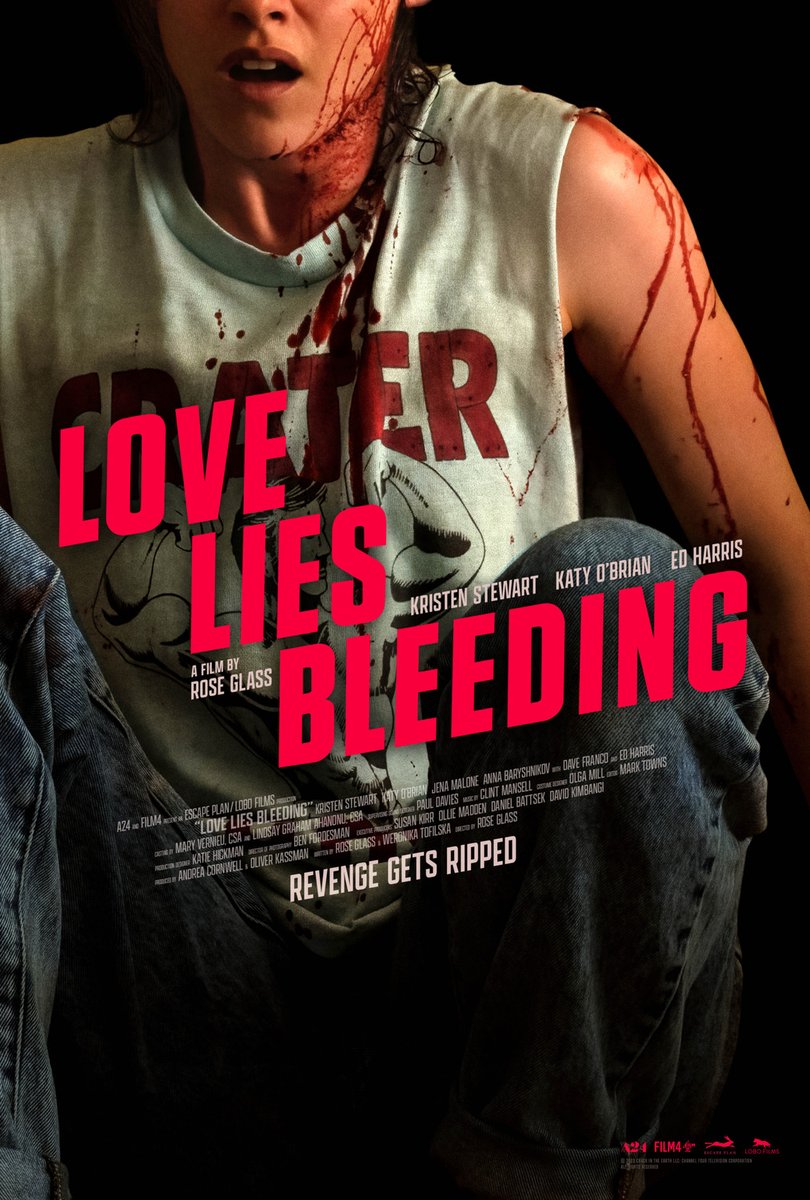 Love Lies Bleeding - (2024)

IMDb - imdb.com/title/tt196370… 

📈My Rating :  50 / 100

@loveliesmovie #LoveLiesBleeding #movies #MovieReview #IMDb #movienight #movieslover #FilmTwitter #filmreviews #NowWatching