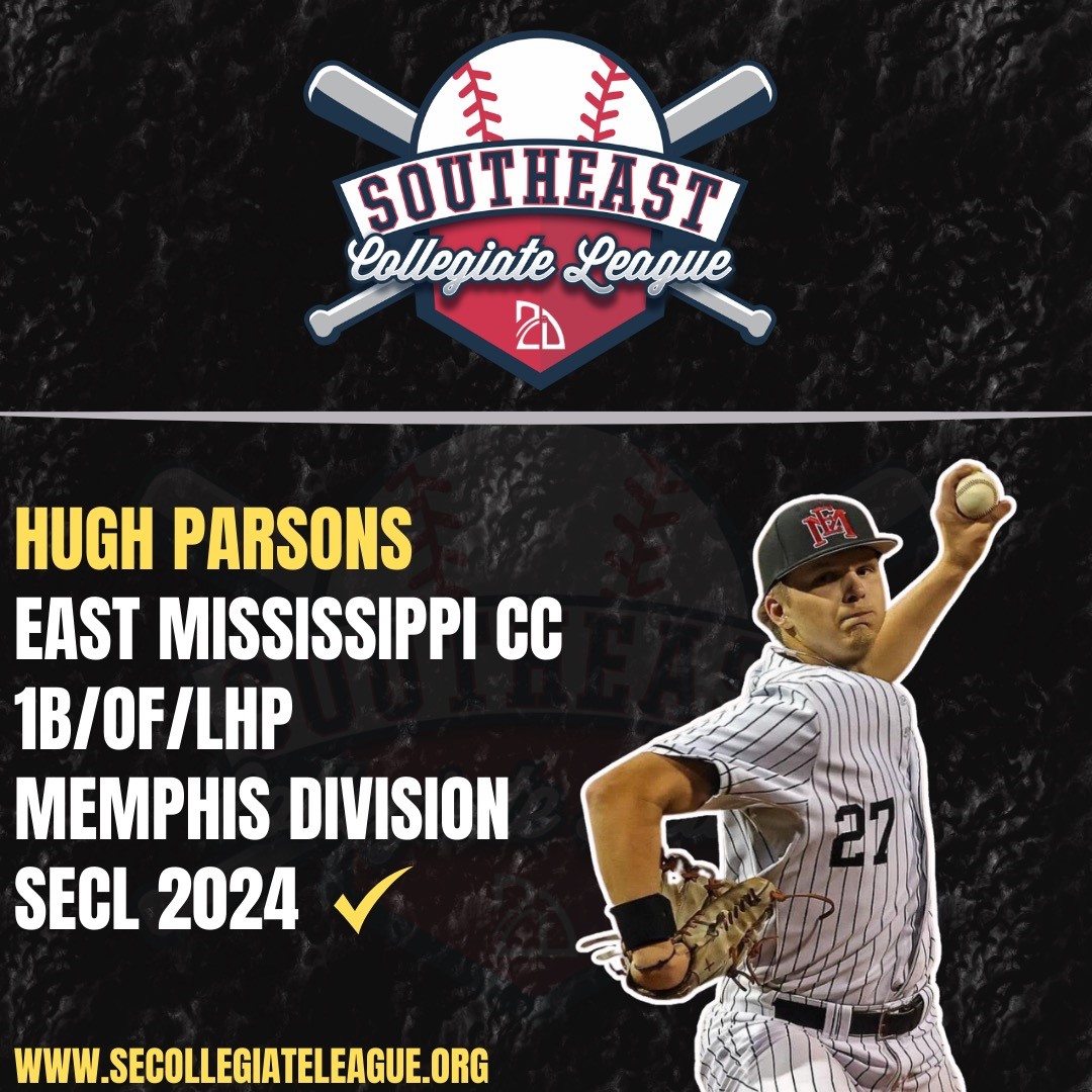 ✅INVITE ACCEPTED✅

Hugh Parsons (<a href="/HughParsons7/">Hugh Parsons</a>) 
<a href="/EastMissBB/">East Miss Baseball</a>
📍Region: Memphis

Request your spot:
secollegiateleague.org