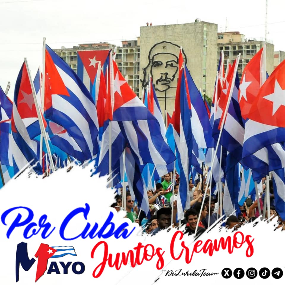 Hoy es el día de todos los revolucionarios, de todos los revolucionarios unidos, porque en eso radica y radicará siempre el éxito y la fuerza de nuestra Revolución.
#PorCubaJuntosCreamos ⚡️⚡️
#CubaPorLaVida