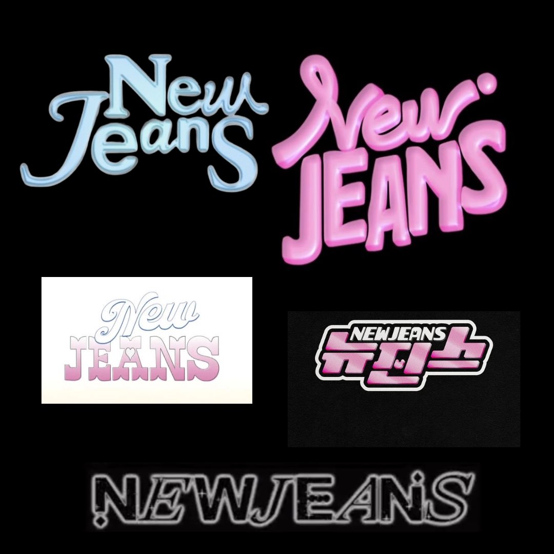 love when typography represents the group very well! We love you, NewJeans!