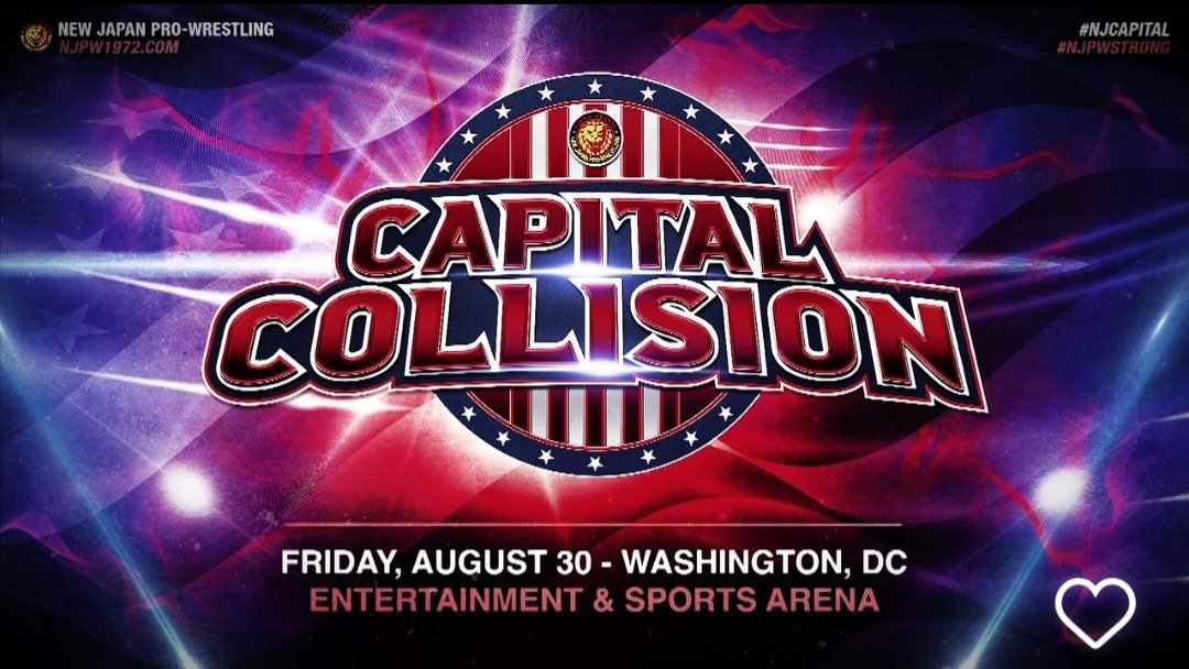 NJPW Capital Collision.
Washington, DC.
August 30th.
See y'all there.
#njpwSTRONG