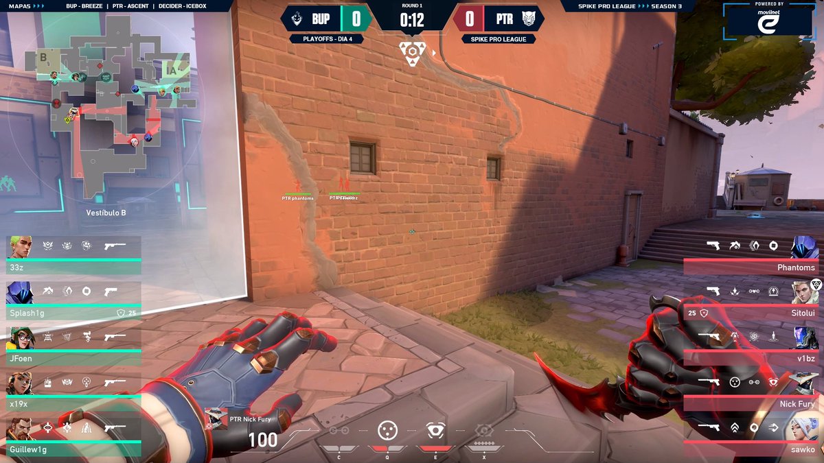 LGAPlay - Esports Venezuela 🇻🇪 (@lgaplay) on Twitter photo ¡TODO O NADA! 🫡
¡El próximo enfrentamiento DECISIVO de la SERIE entre <a href="/PantereSports/">Panter eSports</a> y <a href="/BurningUpTeam/">BurningUp eSports</a> será en ASCENT! 👀🔥
🎙: <a href="/RauliZx/">RauliZX</a> & <a href="/MustachGG/">Müstach</a>
#SpikeProLeague #SPKPL3 #SPKPLPlayoffs ¡TODO O NADA! 🫡
¡El próximo enfrentamiento DECISIVO de la SERIE entre <a href="/PantereSports/">Panter eSports</a> y <a href="/BurningUpTeam/">BurningUp eSports</a> será en ASCENT! 👀🔥
🎙: <a href="/RauliZx/">RauliZX</a> & <a href="/MustachGG/">Müstach</a>
#SpikeProLeague #SPKPL3 #SPKPLPlayoffs