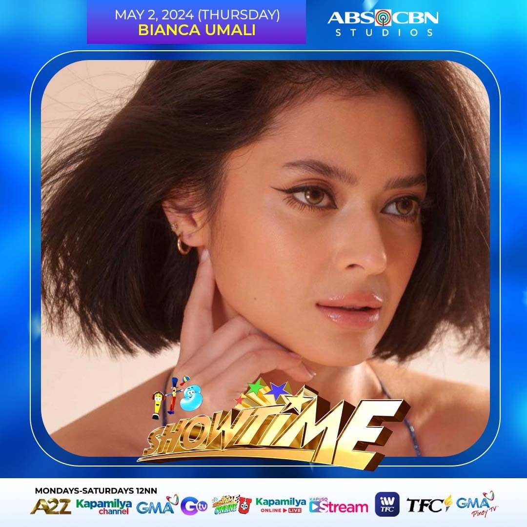 Bianca Umali is ready to fire up the #ItsShowtime stage today 🔥 Make sure you watch out for her! 

#BiancaUmali #ShowtimePanahonNgSaya