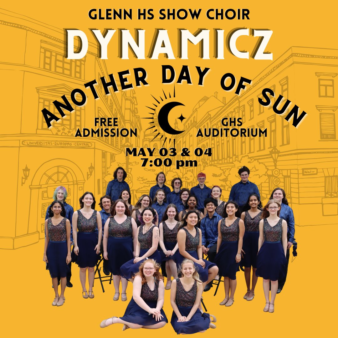 GrizChoirDir's tweet photo. Come see Dynamicz in a night full of exciting music including hits from the Beatles, Michael Buble, The Barbie Movie and U2.  
Help us fill the house for this amazing and deserving group of students.  
#grizzlydynamicz #justkeepsinging 
@TomGlennHS @TomGlennPTSA @ChoirGlenn https://t.co/zBpQInTzz5