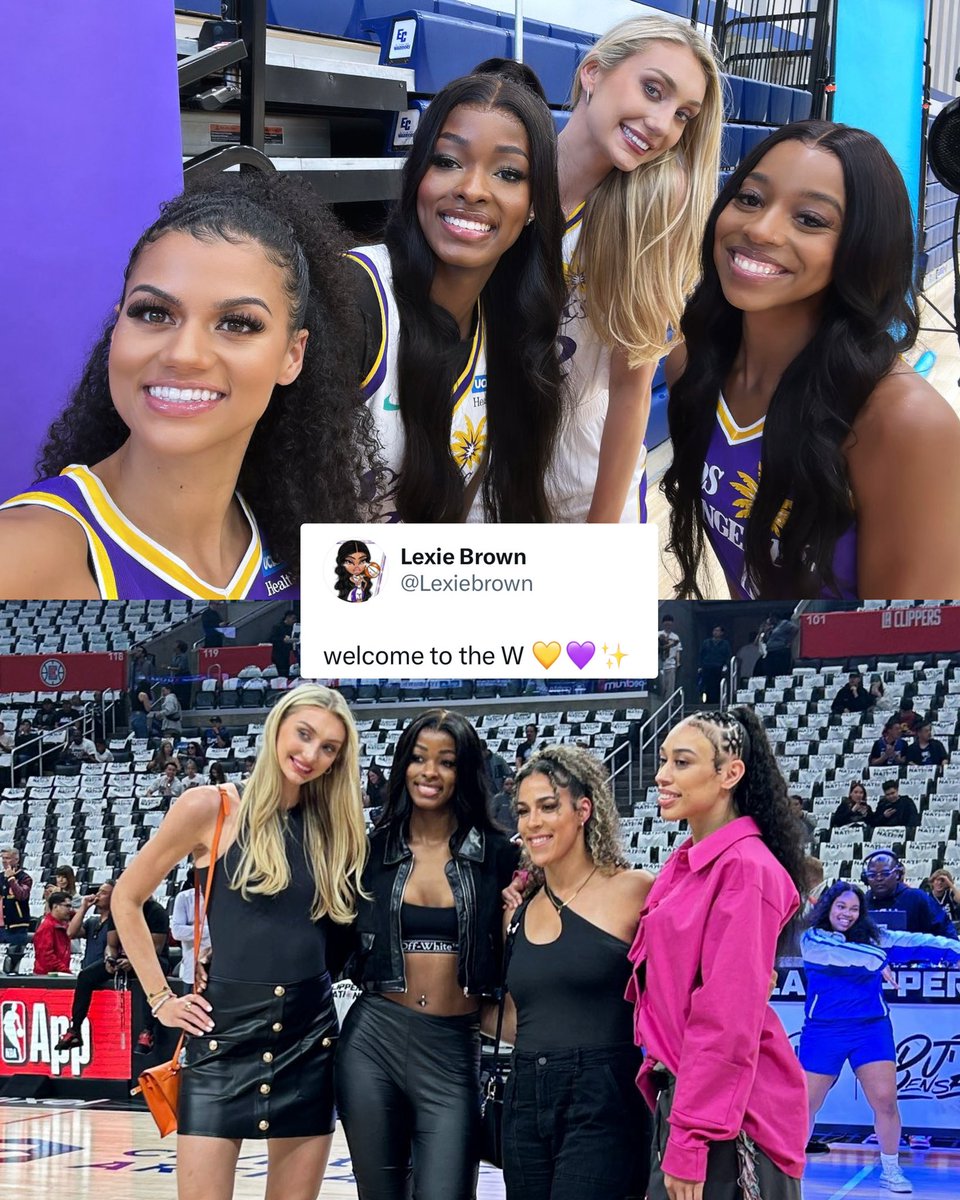 The vibes in LA are immaculate ✨ @LASparks