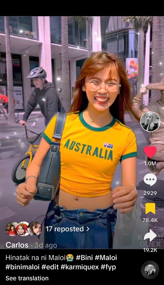 1M likes for this maloi edit on tiktok 😁 baka si nation's gf / ppop's it girl yan eh 🫶