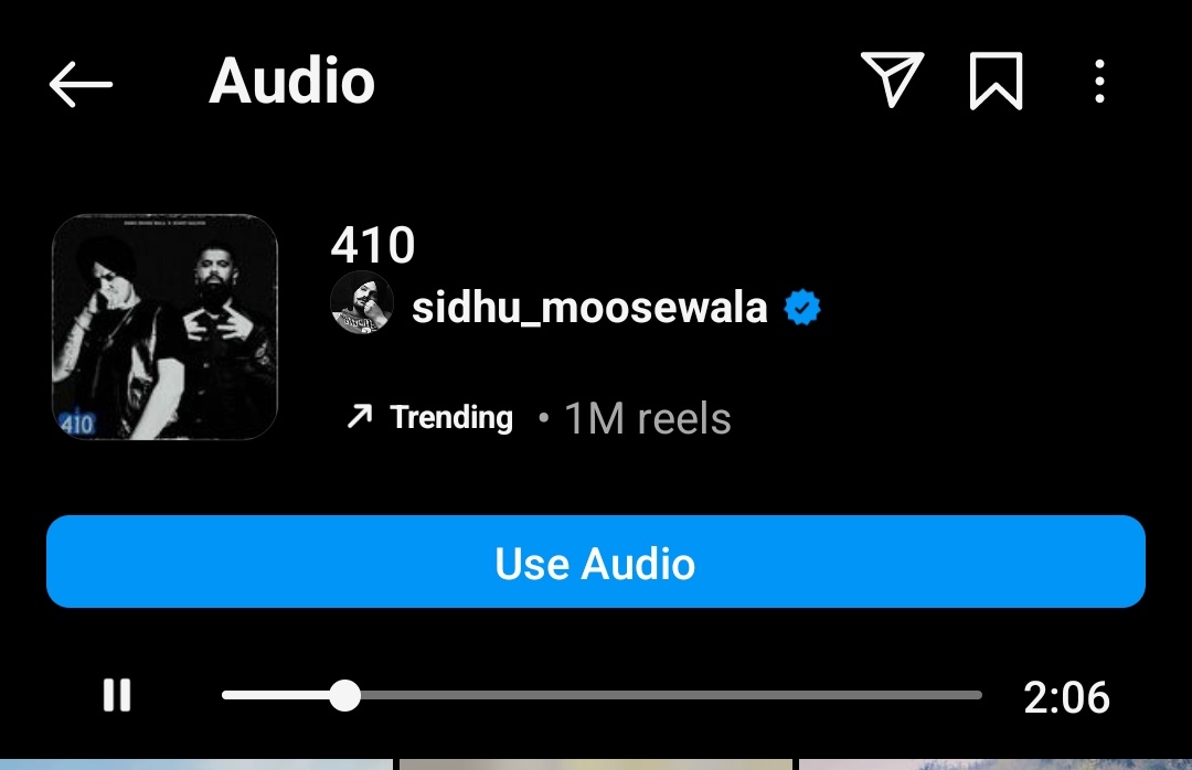 1 Million instagram reels have been compeleted on New track '410' Sidhu Moosewala / Sunny Malton #SidhuMoosewala #JusticeForSidhuMoosewala (day 704)