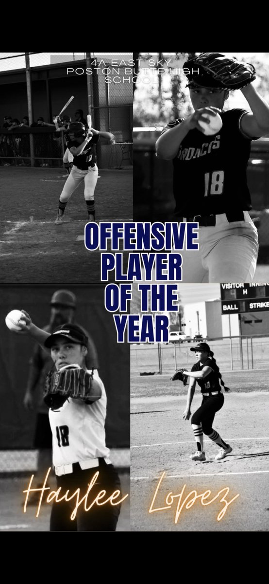 Poston Butte HS Softball (@postonsoftball) on Twitter photo Congratulations to Haylee Lopez for being named offensive player of the year. <a href="/PostonAthletics/">PostonButteAthletics</a> <a href="/PBhighschool/">Poston Butte High School - Florence Unified</a> Congratulations to Haylee Lopez for being named offensive player of the year. <a href="/PostonAthletics/">PostonButteAthletics</a> <a href="/PBhighschool/">Poston Butte High School - Florence Unified</a>