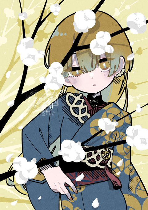 「branch kimono」 illustration images(Latest)