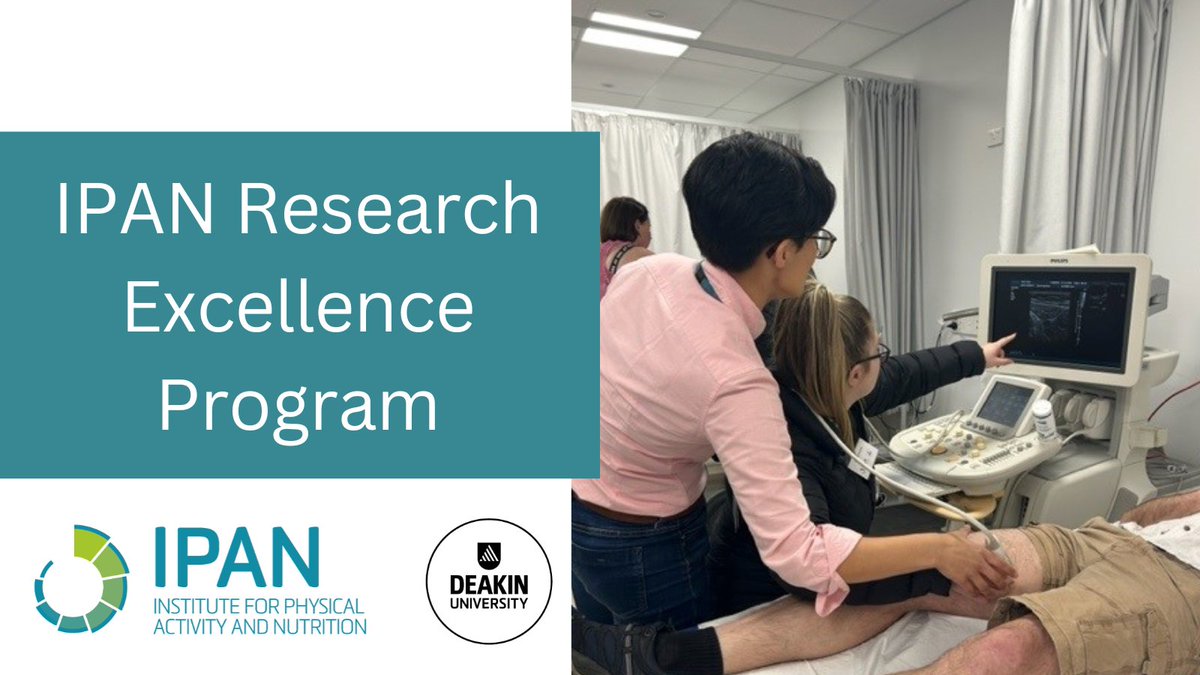 Students in @Deakin’s School of Exercise and Nutrition Sciences can gain first-hand experience of what it’s like to work in a world-leading research institute through the IPAN Research Excellence Program.Applications for a selected number of students open: bit.ly/3UIpPr9