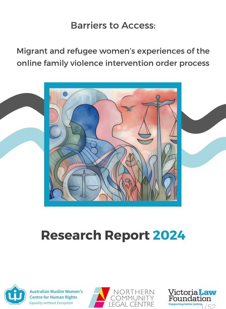 So proud to be on the advisory group for these two important new #FamilyViolence reports launched today by @NorthernCLC on #online hearings 'Justice at home' and migrant and refugee women's experience of online forms 'Barriers to access'. Access here: northernclc.org.au/law-reform-and…