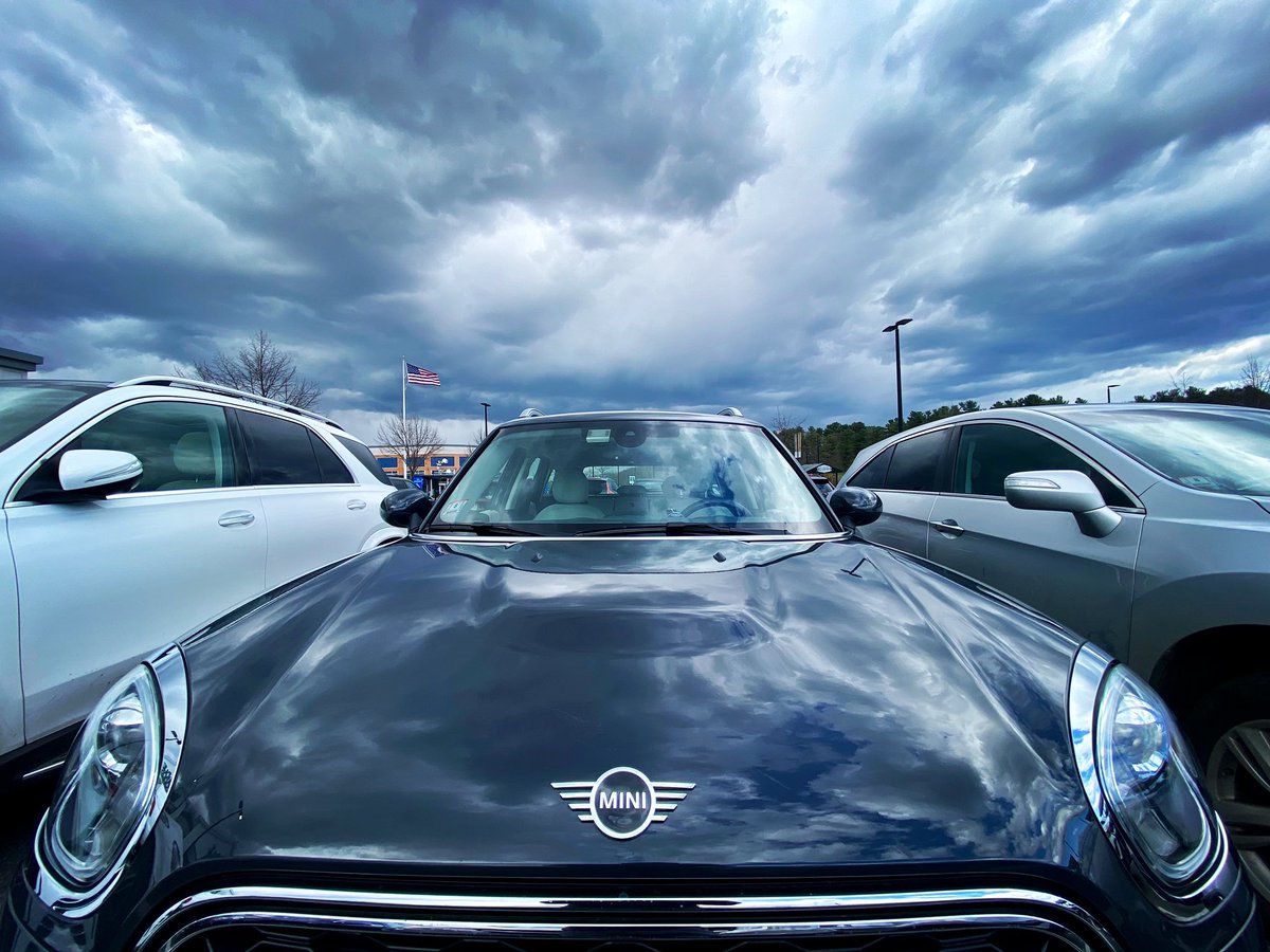 “Everything has beauty, but not everyone sees it.” Confucius | Parking lots can evoke reflection and beauty, literally &amp; symbolically. An ominous storm hovering on the horizon caught my heart but then the mirror-like Mini Cooper commanded my eye. There is beauty all around.