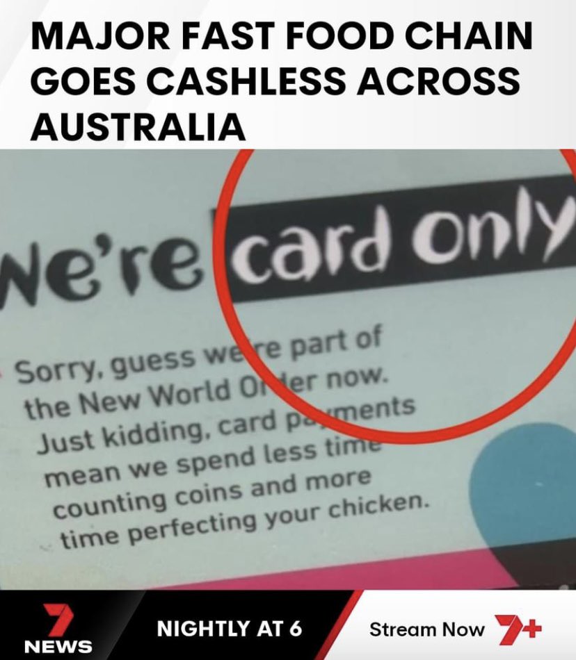 Aww how funny 🥴🥴🥴 so cute NOT - just tossers trying to be hip. And yes you are a muppet of the NWO. Card means fees for the purchaser. #CashIsKing