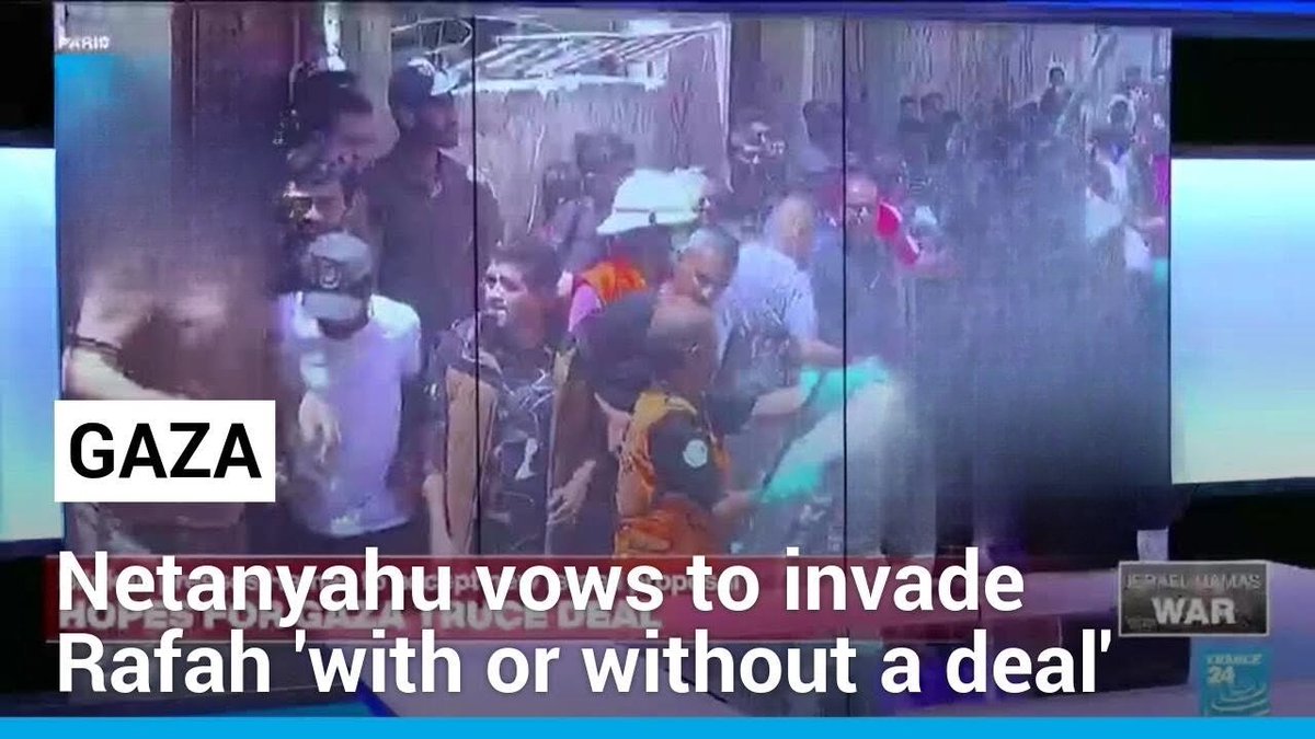 Netanyahu declares Israel going to eliminate Hamas in Rafah Gaza deal or no deal release of hostages youtube.com/watch?v=2z6r7e… @BeHeavenbound