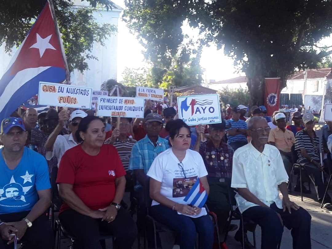 Se desarrolló el acto por el día internacional del trabajador con la presencia del héroe del trabajo Luis Puentes Sierra.
#ArtemisaJuntosSomosMas
#CubaViveEnSuHistiria  
#Patria