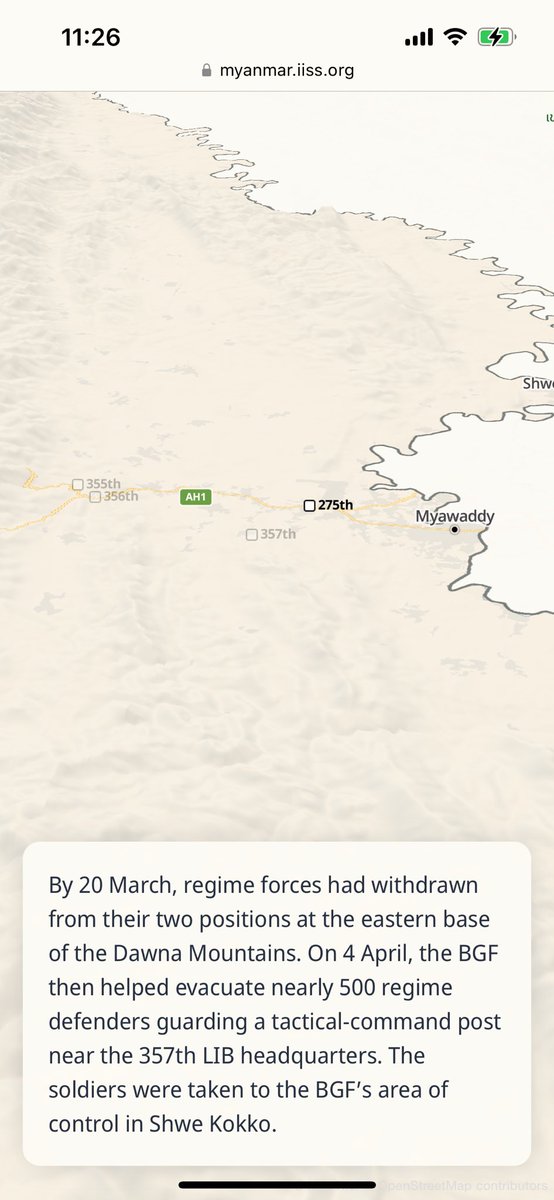 Our latest update on the Myanmar Conflict Map depicts recent battles critical to the China Myanmar Economic Corridor, in Rakhine and Chin States; as well as the key battles for Myawaddy on the Thai border, which @morgmichaels details in the thread below.
