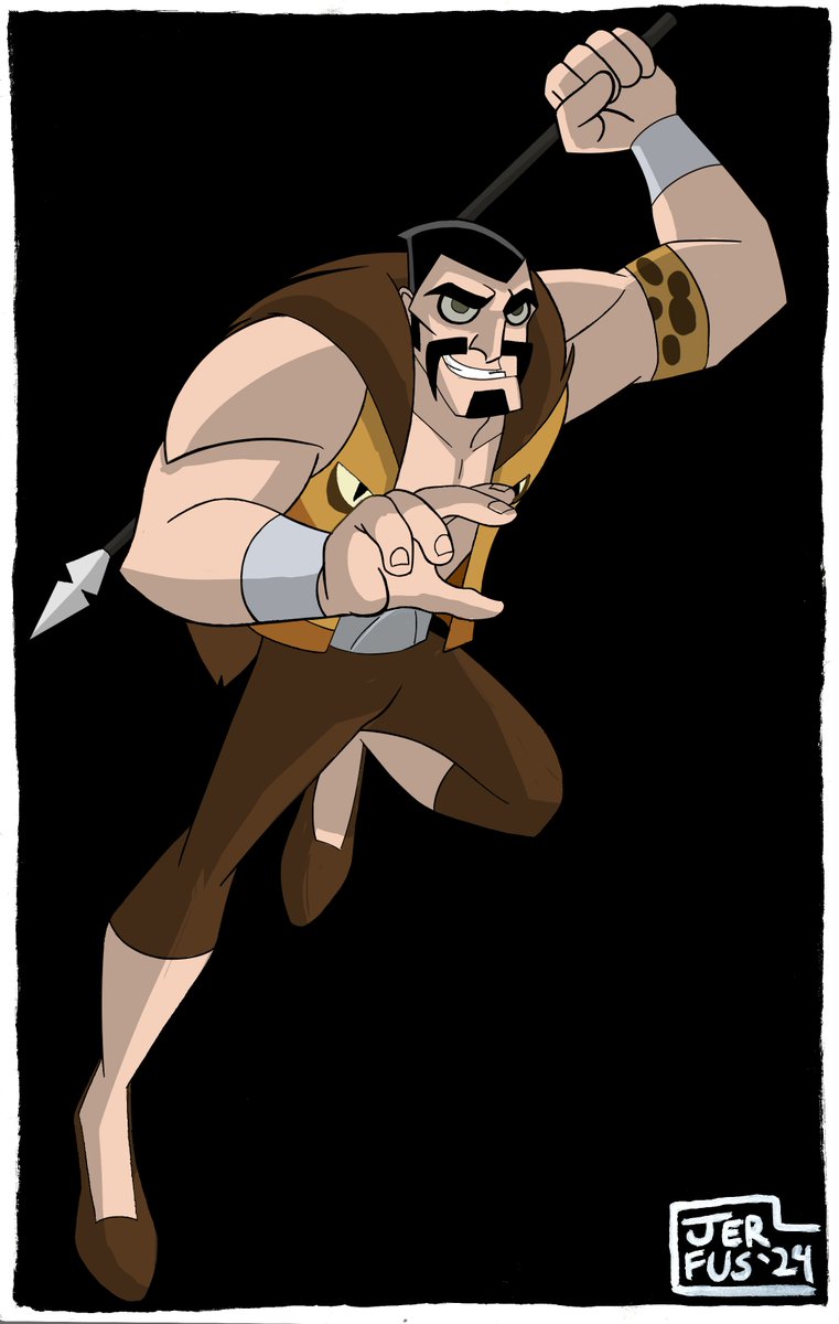 'At Last! Kravinoff can be Kravinoff--and thrill to a true challenge!'  -- Sergei Kravinoff/Kraven the Hunter

#CharacterDesign #SpectacularSpiderman #Spiderman #Illustration #Kraven #Art #ComicArt