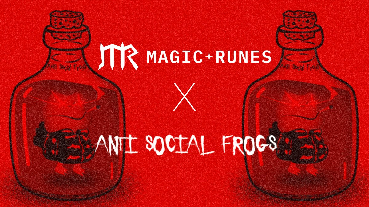 ✨Greetings to all Valhalla Residents We are offering some WL spots for Anti Social Frogs 🐸@AntiSocialFrogs project Only for #KeyToValhalla 🗝holders, don't miss this opportunity! head to our Discord & join the raffle. 👇🏽 discord.gg/MagicRunes #Runes #Bitcoin #Ordinals