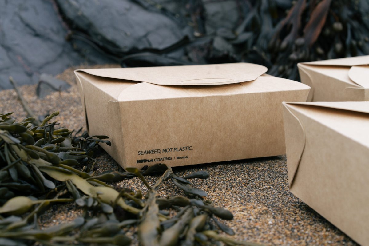 ⭐In case you missed it: We spoke to @notpla's co-founders Pierre Paslier about their plastic-free packaging solutions made from seaweed and how owning IP has played a vital role in the success of his company. Read more [link]: ipo.blog.gov.uk Image credits: Sam Scales