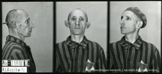 2 May 1897 | A Polish Jew, Abram Rozencwajg, was born in Radom. A baker. In #Auschwitz from 24 October 1941. No. 21980. He perished in the camp on 4 November 1941.