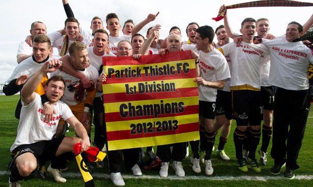 OTD; in 2013 First Division champions Partick Thistle have as many as 6 players named in PFA Scotland’s TOTY. Scott Fox, Stephen O’Donnell, Stuart Bannigan, Aaron Taylor-Sinclair, Chris Erskine and Jordan McMillan. Future Jags, Lyle Taylor & Brian Graham were also included.