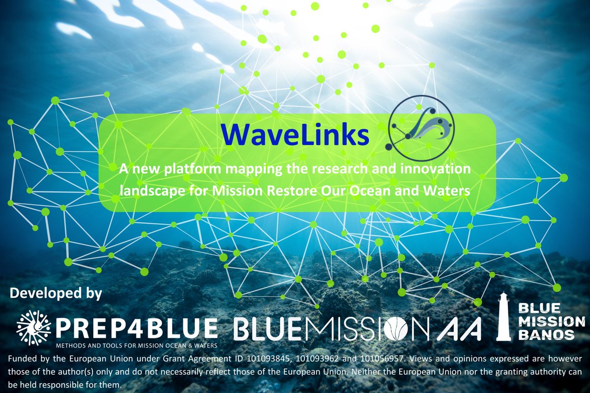 Join the Mission Ocean Ecosystem today with #WaveLinks – PREP4BLUE’s dedicated citizen science database.

Download the Flyer here to share the platform with your network: prep4blue.eu/wp-content/upl…

#MissionOcean #EUMissions #HorizonEU